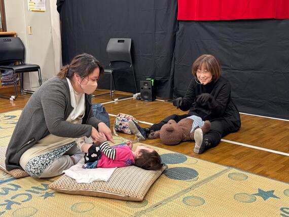 ふれあい遊びの写真