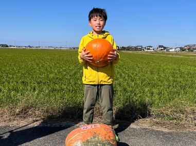 巨大やさいの重さあて