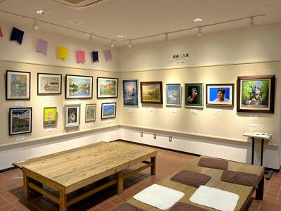 二人展の全体のようす