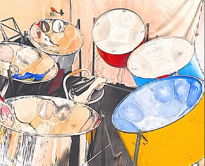 スチールパン演奏