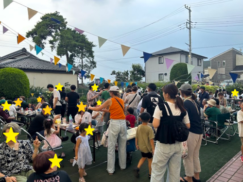 クラフトナイトガーデン中庭の様子