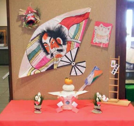 正月ホール展示の写真