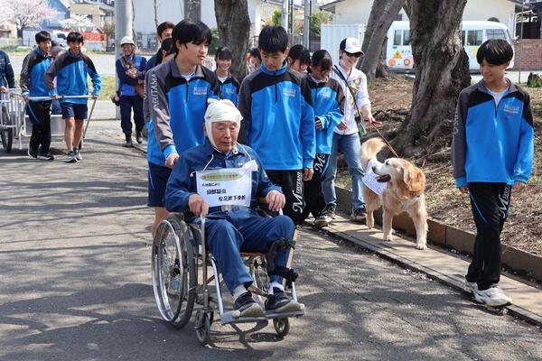 水谷東災害時の避難所への避難誘導訓練