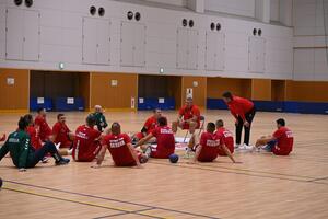 公開練習の写真2