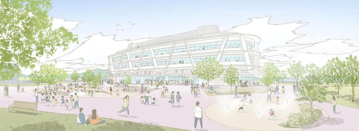 新庁舎イメージパース